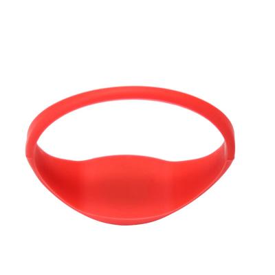 Silicone 13.56Mhz RFID Wristbands For Access Control