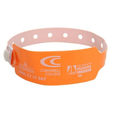 Disposable 13.56Mhz RFID PVC Wristband For Hospital