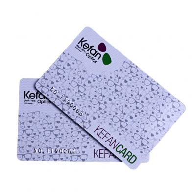 Full Printing Numbered Plastic Membership Cards