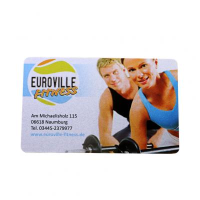 CR80 Plastic Fitness Membership Cards