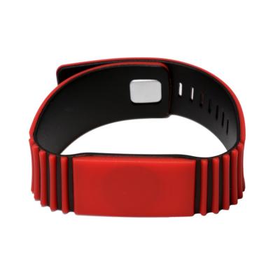 Adjustable 13.56MHz Mifare 1K RFID Silicone Wristbands For Payment