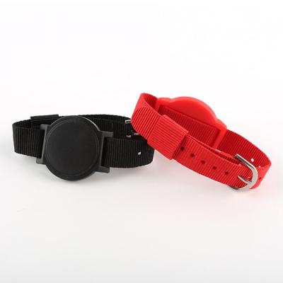 Adjustable 125KHz T5577 Nylon RFID Wristband For Hotel