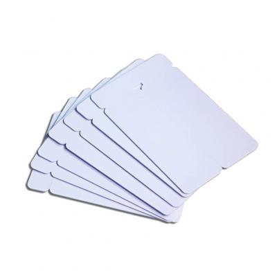 Printable Silver 3-Up Key Tag PVC Cards